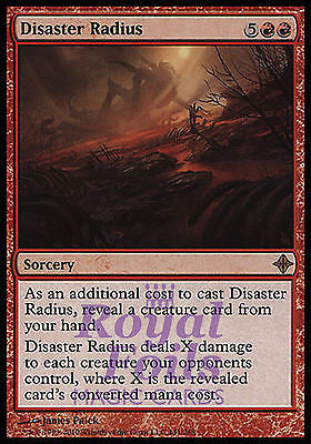 **3x FOIL Disaster Radius** ROE MTG Rise of Eldrazi Rare NM red