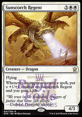 Sunscorch Regent 1x FOIL DTK MTG Dragons of Tarkir Rare MINT white