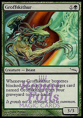 Groffskithur 4x FOIL MDN MTG Mirrodin Common MINT green