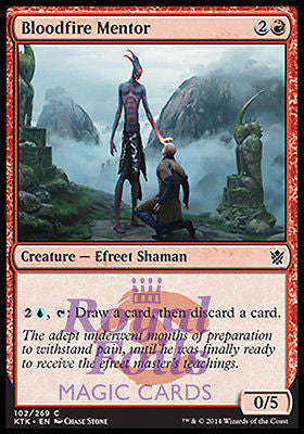 **4x FOIL Bloodfire Mentor** MTG KTK Khans of Tarkir Common MINT red blue