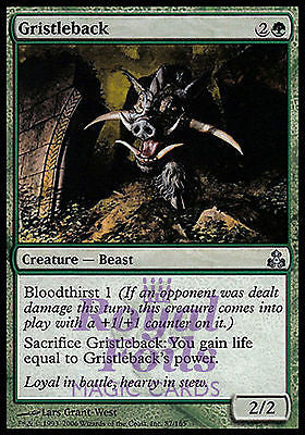 **4x FOIL Gristleback** GPT MTG Guildpact Uncommon MINT green