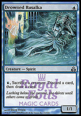 **2x FOIL Drowned Rusalka** GPT MTG Guildpact Uncommon MINT blue