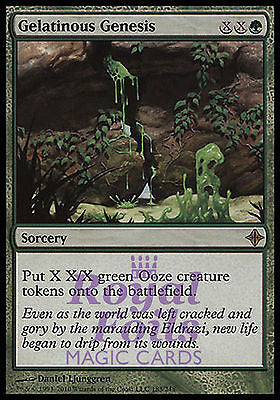 **1x FOIL Gelatinous Genesis** ROE MTG Rise of Eldrazi Rare NM green