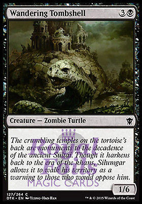 Wandering Tombshell 4x FOIL DTK MTG Dragons of Tarkir Common MINT black