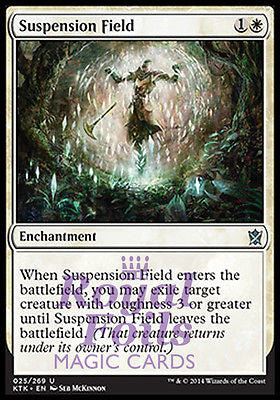 **2x FOIL Suspension Field* MTG KTK Khans of Tarkir Uncommon MINT white