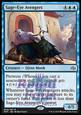 Sage-Eye Avengers 2x FOIL FRF MTG Fate Reforged Rare MINT blue