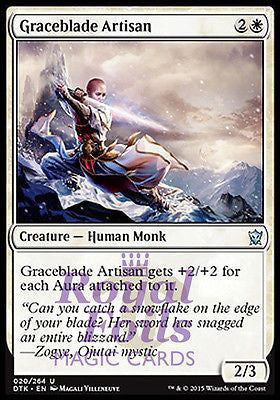 Graceblade Artisan 2x FOIL DTK MTG Dragons of Tarkir Uncommon MINT white