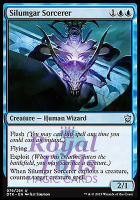Silumgar Sorcerer 3x FOIL DTK MTG Dragons of Tarkir Uncommon MINT blue