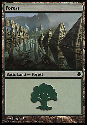 **1x FOIL Forest #246** ROE MTG Rise of Eldrazi Basic Land MINT green