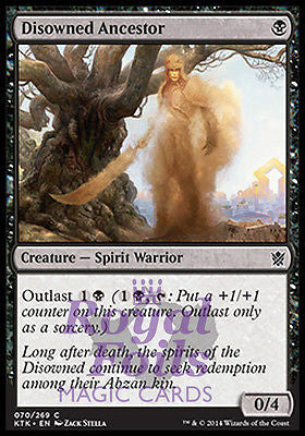 Disowned Ancestor 4x FOIL MTG KTK Khans of Tarkir Common MINT black