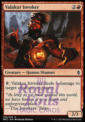 Valakut Invoker 4x FOIL BFZ MTG Battle for Zendikar Common MINT red
