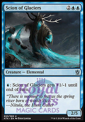 Scion of Glaciers 4x FOIL MTG KTK Khans of Tarkir Uncommon MINT blue