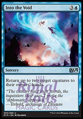 Into the Void 2x FOIL MTG M15 Core Set Uncommon MINT blue