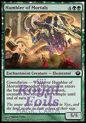 Humbler of Mortals 4x FOIL JOU MTG Journey Into Nyx Common MINT green