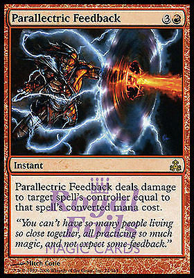 **1x FOIL Parallectric Feedback** GPT MTG Guildpact Rare MINT red