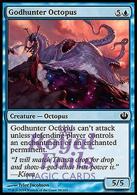 Godhunter Octopus 4x FOIL JOU MTG Journey Into Nyx Common MINT blue