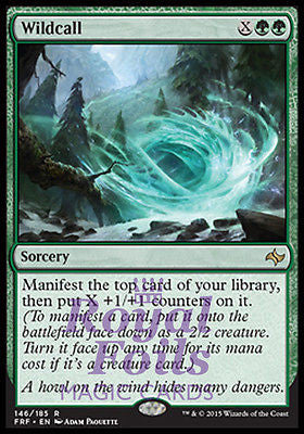 Wildcall 2x FOIL FRF MTG Fate Reforged Rare MINT green
