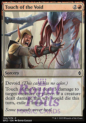 Touch of the Void 4x FOIL BFZ MTG Battle for Zendikar Common MINT red