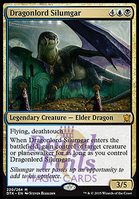**1x FOIL Dragonlord Silumgar** DTK MTG Dragons of Tarkir Mythic MINT blue black