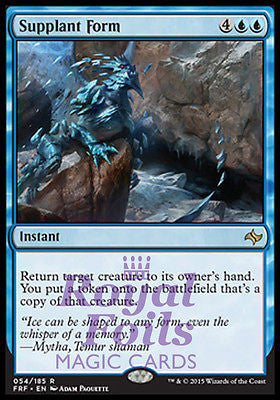 Supplant Form 1x FOIL FRF MTG Fate Reforged Rare MINT blue instant