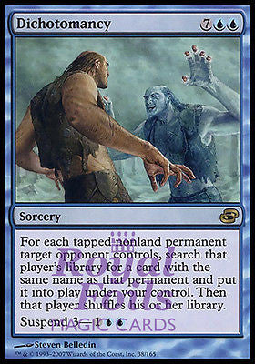 **1x FOIL Dichotomancy** PLC MTG Planar Chaos Rare MINT blue