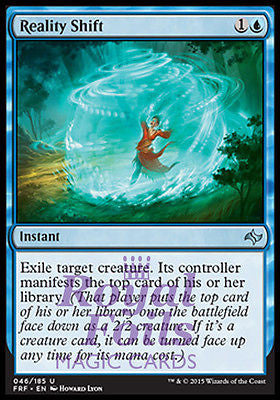 Reality Shift 1x FOIL FRF MTG Fate Reforged Uncommon MINT blue
