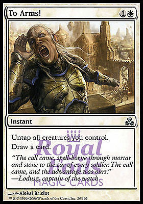**1x FOIL To Arms!** GPT MTG Guildpact Uncommon MINT white