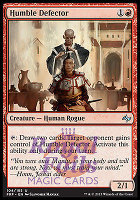 **2x FOIL Humble Defector** FRF MTG Fate Reforged Uncommon MINT red