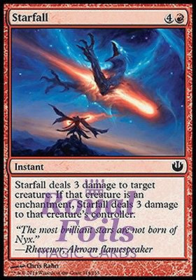 **4x FOIL Starfall** JOU MTG Journey Into Nyx Common MINT red