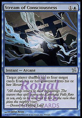 Stream of Consciousness 3x FOIL BOK MTG Betrayers Kamigawa Uncommon MINT blue