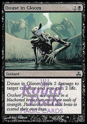 Douse in Gloom 4x FOIL GPT MTG Guildpact Common MINT black