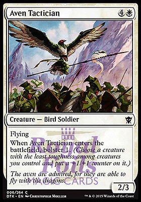 Aven Tactician 4x FOIL DTK MTG Dragons of Tarkir Common MINT white