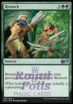 **2x FOIL Restock** MTG M15 Core Set Uncommon MINT green sorcery