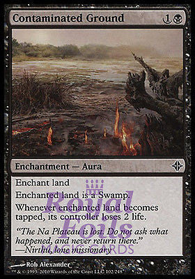 Contaminated Ground 2x FOIL ROE MTG Rise of Eldrazi Common MINT black