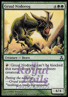 **4x FOIL Gruul Nodorog** GPT MTG Guildpact Common MINT green red