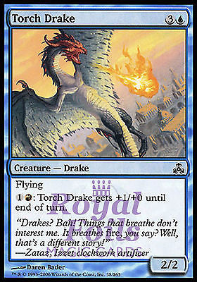 **4x FOIL Torch Drake** GPT MTG Guildpact Common MINT blue red