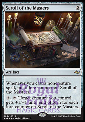 Scroll of the Masters 1x FOIL FRF MTG Fate Reforged Rare MINT artifact