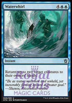 Waterwhirl 4x FOIL MTG KTK Khans of Tarkir Uncommon MINT blue