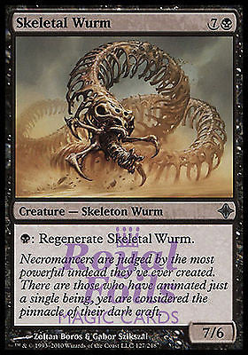 **2x FOIL Skeletal Wurm** ROE MTG Rise of Eldrazi Uncommon NM black skeleton