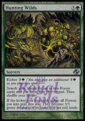 **1x FOIL Hunting Wilds** PLC MTG Planar Chaos Uncommon MINT green