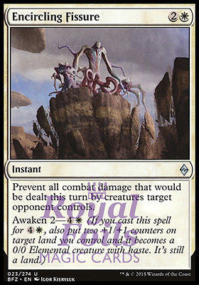 Encircling Fissure 2x FOIL BFZ MTG Battle for Zendikar Uncommon MINT white
