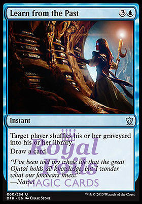 Learn from the Past 2x FOIL DTK MTG Dragons of Tarkir Uncommon MINT blue