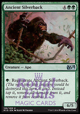 **2x FOIL Ancient Silverback** MTG M15 Core Set Uncommon MINT green ape