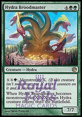 **1x FOIL Hydra Broodmaster** JOU MTG Journey Into Nyx Rare MINT green