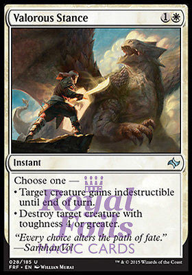 Valorous Stance 2x FOIL FRF MTG Fate Reforged Uncommon MINT white