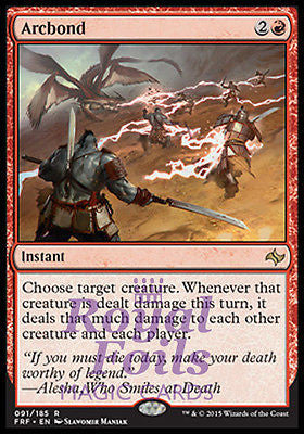 **1x FOIL Arcbond** FRF MTG Fate Reforged Rare MINT red