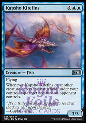 **4x FOIL Kapsho Kitefins** MTG M15 Core Set Uncommon MINT blue fish