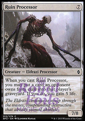 Ruin Processor 4x FOIL BFZ MTG Battle for Zendikar Common NM colorless