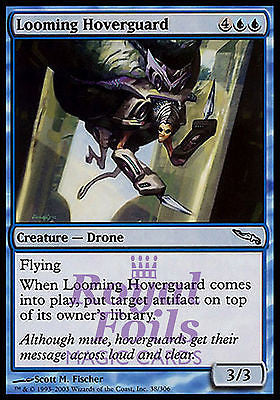 **4x FOIL Looming Hoverguard** MDN MTG Mirrodin Uncommon MINT blue