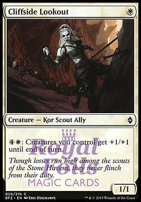 Cliffside Lookout 4x FOIL BFZ MTG Battle for Zendikar Common NM white
